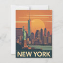 Zoek naar new york city skyline briefkaarten Zonsondergang