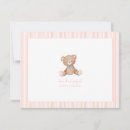 Zoek naar teddybeer notitiekaarten Roze