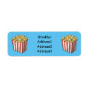 Zoek naar popcorn etiketten Elk persoon
