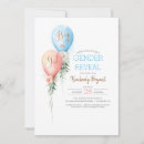 Zoek naar gender reveal uitnodigingen Blauw en roze