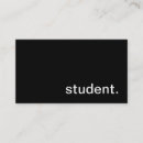 Zoek naar onderwijs visitekaartjes Student