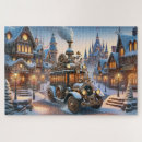 Zoek naar bus puzzels Kerstmis