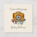 Zoek naar vintage fotograaf visitekaartjes Camera