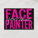 Zoek naar gezicht visitekaartjes Schilder