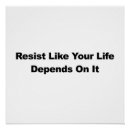 Zoek naar weerstand posters Protest