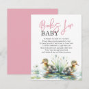 Zoek naar eendjes uitnodigingen Waterverf