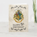 Zoek naar hogwarts kaarten Harry potter verjaardagskaart