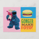 Zoek naar foodie briefkaarten Sesamstraat
