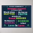 Zoek naar solidariteit posters Vrouwen