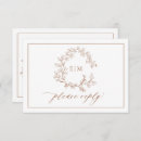 Zoek naar huwelijk antwoordkaarten Kalligrafie