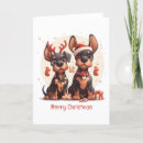 Zoek naar dobermann kaarten Kerstmis