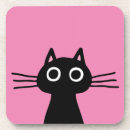 Zoek naar black cat onderzetters Dieren