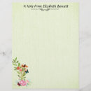 Zoek naar kleurrijke vlinders briefpapier Bloemen