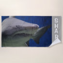 Zoek naar roofdier strandlakens Haai