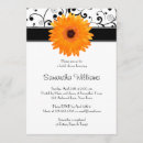 Zoek naar oranje gerbera uitnodigingen Modern