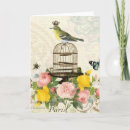 Zoek naar vogelkooi kaarten Vintage