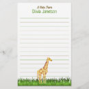 Zoek naar giraffe briefpapier Schattig