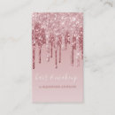 Zoek naar glans visitekaartjes Blush pink