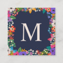 Zoek naar kleurrijke vlinders visitekaartjes Voor haar