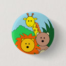 Zoek naar dierentuin dieren buttons Voor kinderen