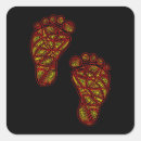 Zoek naar zwarte voetafdruk stickers Voeten