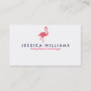 Zoek naar flamingos visitekaartjes Schattig