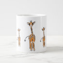 Zoek naar cartoon giraffe mokken Illustratie