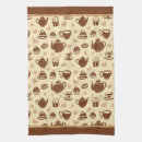 Zoek naar bruine koffie keuken handdoeken Patroon