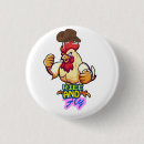 Zoek naar kippen buttons Cartoon