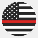 Zoek naar rode lijn stickers Amerikaanse vlag
