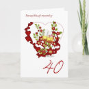 Zoek naar 40ste huwelijksverjaardag kaarten 40e