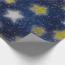 Zoek naar night sky cadeaupapier Blauw