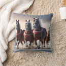 Zoek naar paard kerstmis kussens Sneeuw