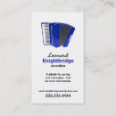 Zoek naar accordion visitekaartjes Muziek