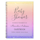 Zoek naar baby shower guestbook notitieboeken Glitter