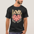 Zoek naar vlammen ontwerp tshirts Hart