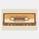 Zoek naar cassetteband stickers Cassettes