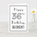 Zoek naar 36 verjaardagskaarten 36 jaar oud