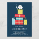 Zoek naar white elephant exchange uitnodigingen Feestdag