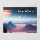 Zoek naar nieuwe sterren briefkaarten Planeten