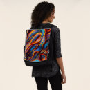 Zoek naar vlammen rugzakken Abstract