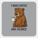 Zoek naar stilte stickers Introvert