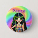 Zoek naar hippie teken buttons Regenboog