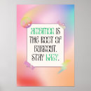 Zoek naar ambitie posters Motivatie