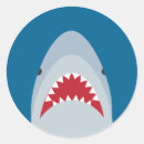 Zoek naar grote witte haai stickers Strand