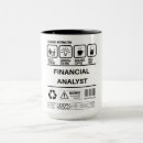 Zoek naar financiële analisten mokken Grappig