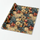 Zoek naar bloemen patroon cadeaupapier Thanksgiving