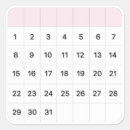 Zoek naar maandelijkse stickers Bujo