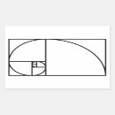 Zoek naar verhouding stickers Fibonacci