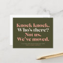 Zoek naar moving announcement briefkaarten Modern